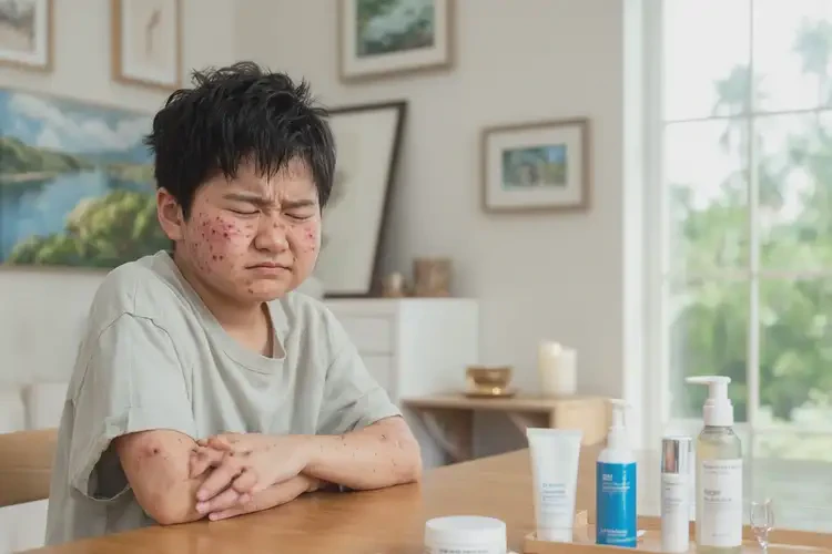 青少年面部偶爾長濕疹可以徹底自愈嗎(圖2)