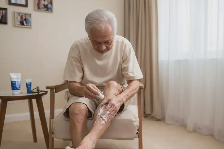 老年人大腿長(zhǎng)濕疹不管它會(huì)自己好嗎(圖2)