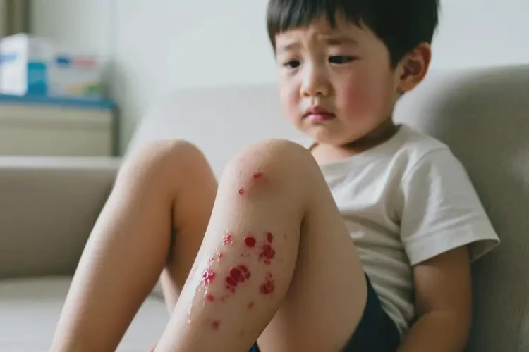 小孩大腿上長濕疹不管它會(huì)自己痊愈嗎(圖3)