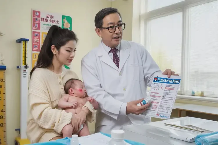 嬰兒脖子上起濕疹不管它會自己痊愈嗎(圖2)