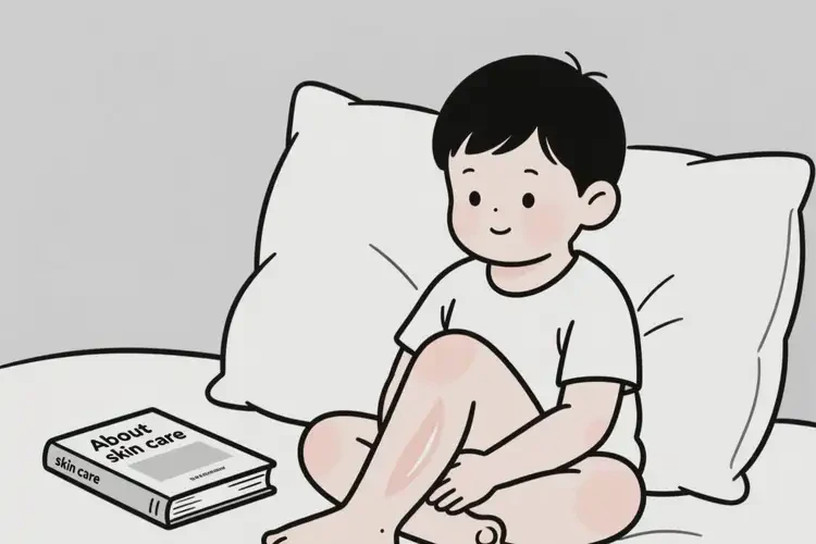 小學(xué)生小腿上容易長濕疹可以徹底自愈嗎(圖1)