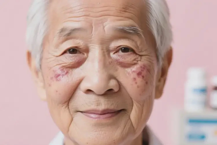 高齡老人面部偶爾長濕疹可不可以徹底自愈(圖1)