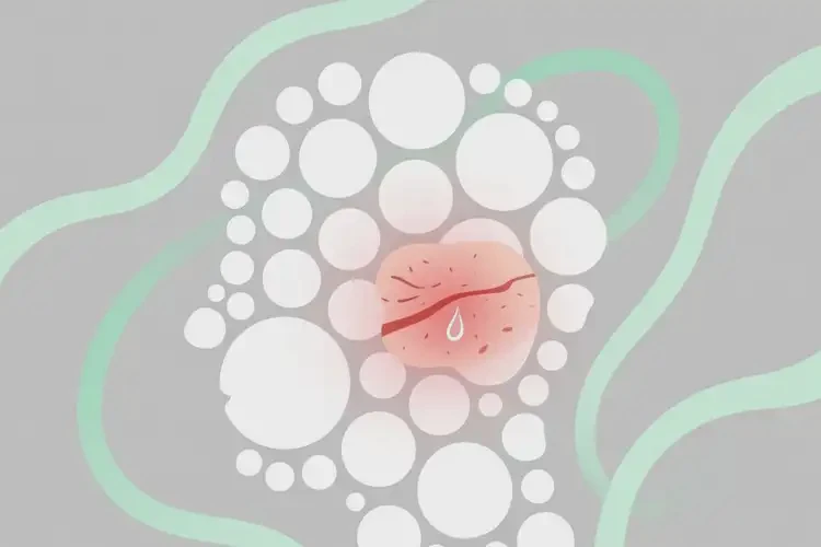 男人面部出濕疹不管它會自己自愈嗎(圖1)