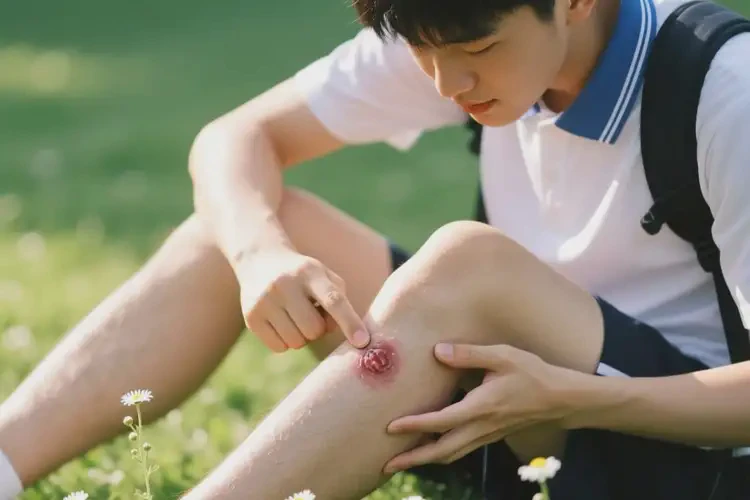 大學(xué)生小腿長濕疹可以徹底自愈嗎(圖2)