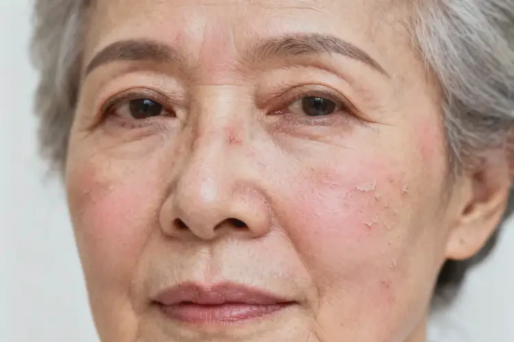 老人面部容易長(zhǎng)濕疹能徹底自愈嗎(圖3)