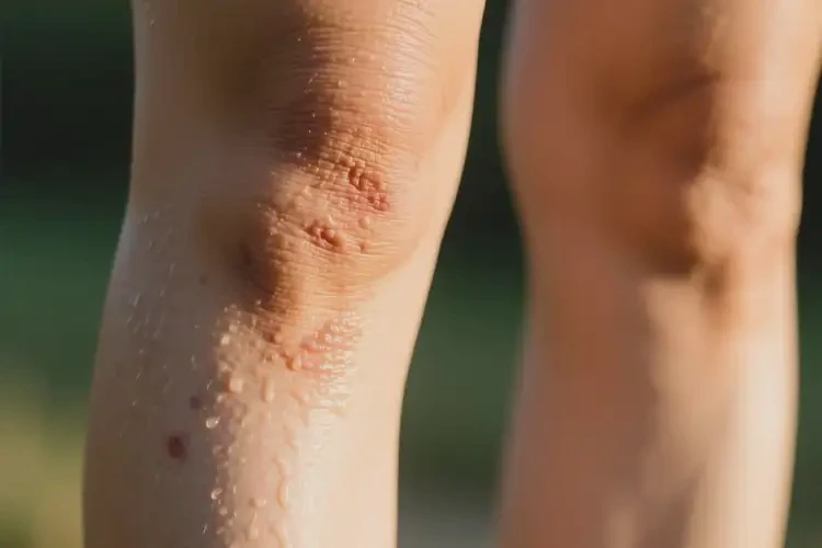 女人小腿長濕疹不管它會自己自愈嗎(圖3)