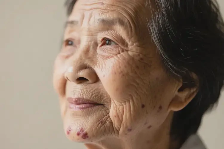 老人面部偶爾起濕疹不管它會(huì)自己痊愈嗎(圖2)