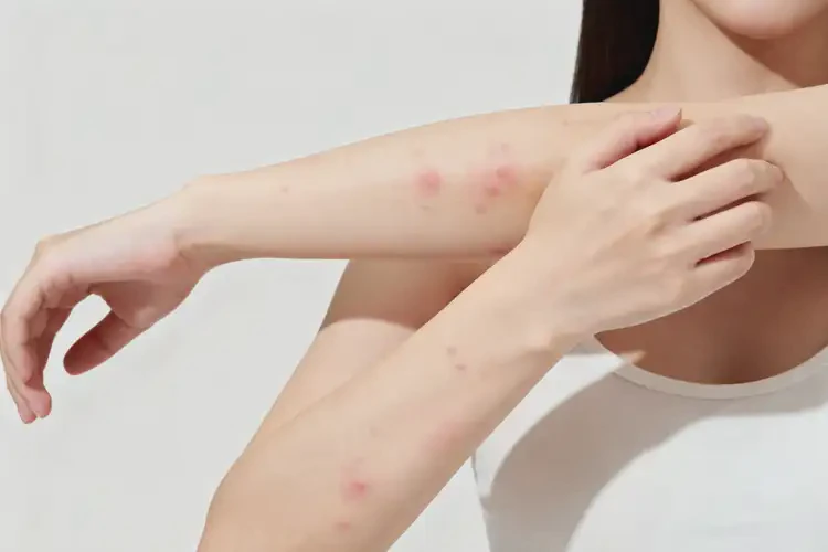 女性手臂容易起濕疹不管它會(huì)自己自愈嗎(圖4)