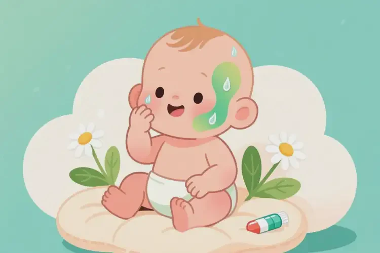 婴儿面部有湿疹可以彻底自愈吗(图2)