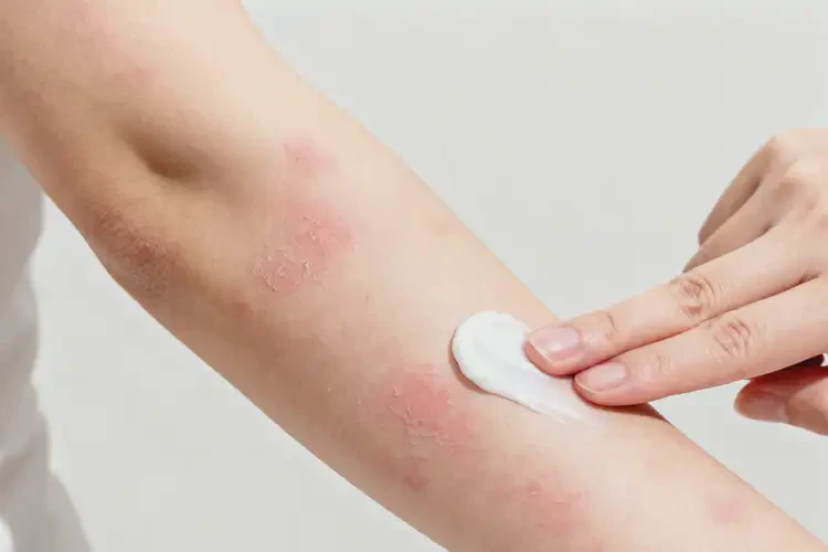 女性手臂上容易起湿疹能够彻底治愈吗(图2)