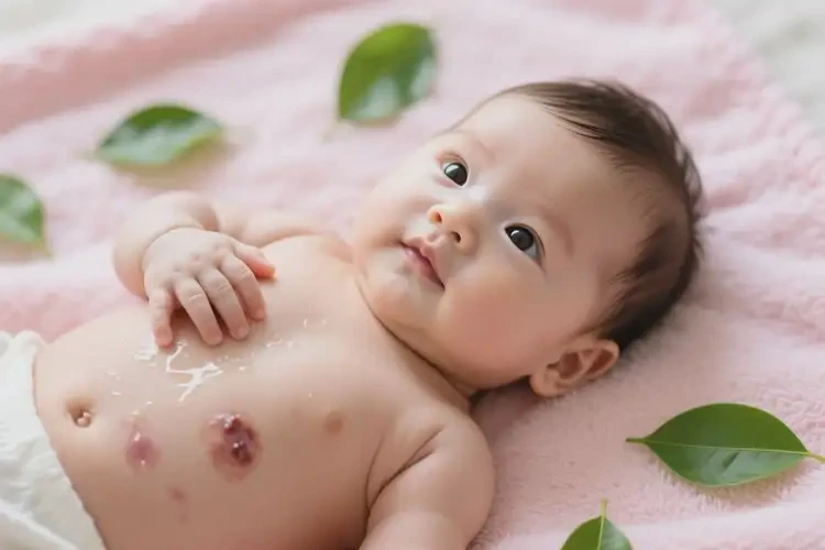 寶寶肚子上經(jīng)常長濕疹不管它會自己自愈嗎(圖3)