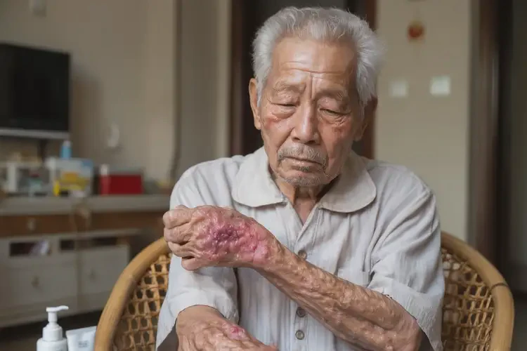 高齡老人全身出濕疹不管它會(huì)自己痊愈嗎(圖4)