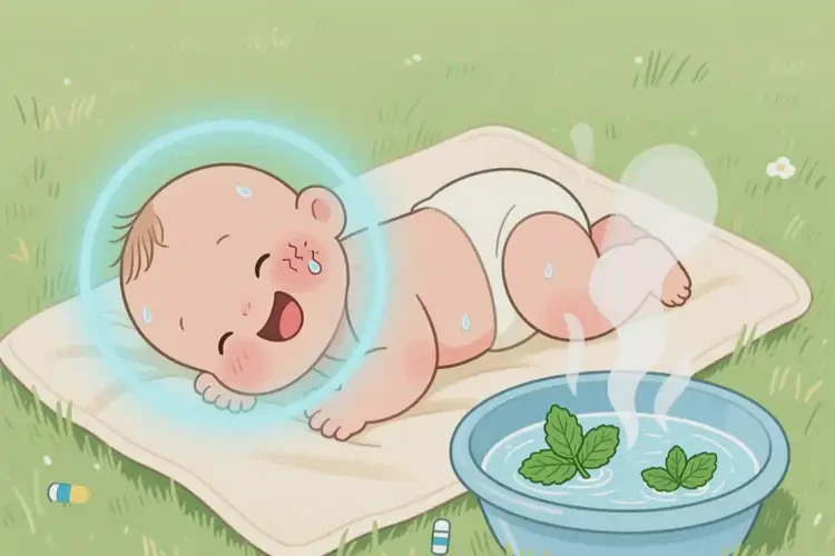 婴儿面部有湿疹可以彻底自愈吗(图1)