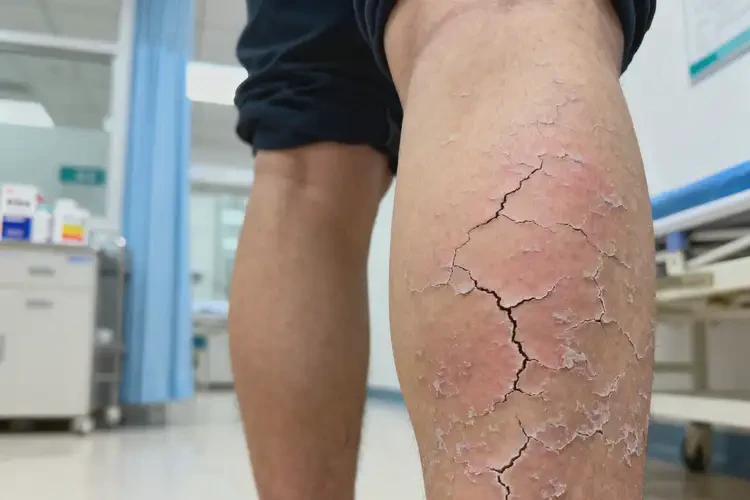 青年人小腿容易起濕疹可不可以徹底自愈(圖1)