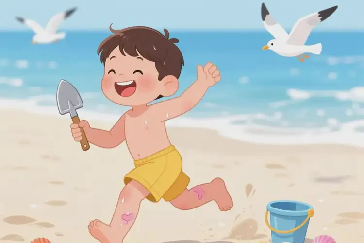 儿童身上起湿疹不管它会自己自愈吗(图2)