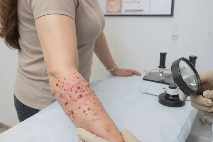 女性屁股上偶爾起濕疹不管它會自己好嗎(圖3)