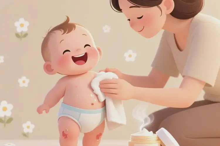 兒童屁股長濕疹不管它會自己好嗎(圖3)