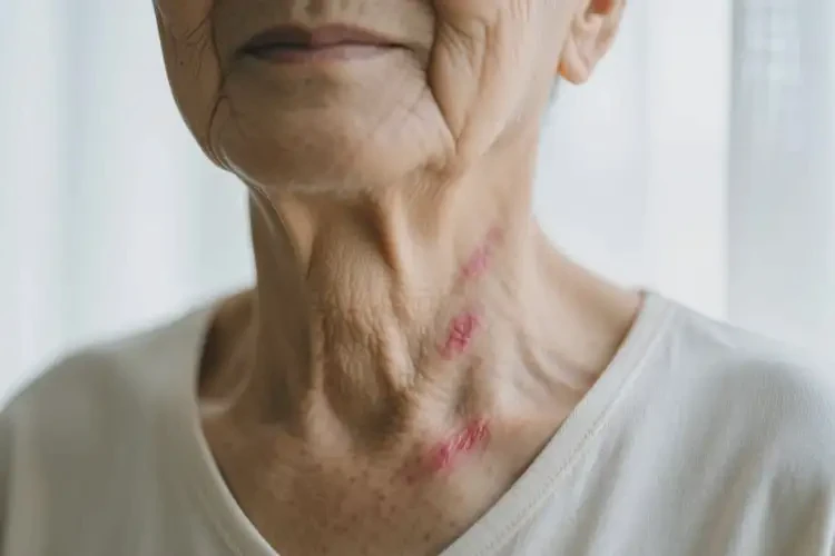 老年人脖子经常起湿疹不管它会自己好吗(图2)