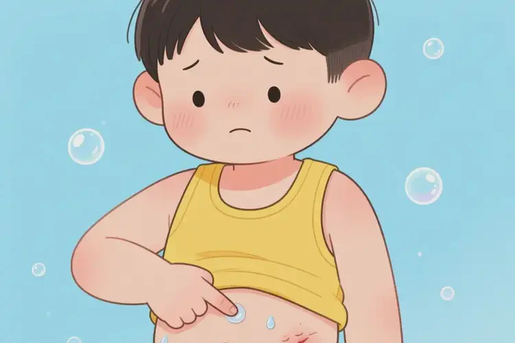 小學(xué)生肚子偶爾長(zhǎng)濕疹不管它會(huì)自己痊愈嗎(圖1)