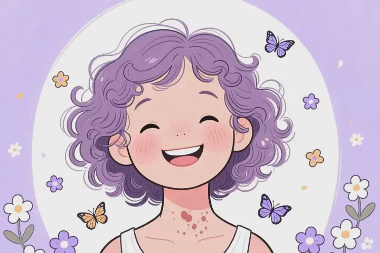 兒童脖子有濕疹不管它會自己好嗎(圖1)