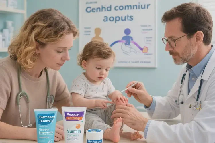 嬰兒腳上出現(xiàn)濕疹能夠徹底治愈嗎(圖2)