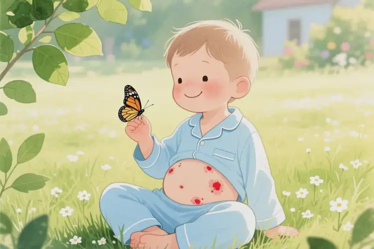 小學生肚子上出現(xiàn)濕疹可以徹底自愈嗎(圖4)
