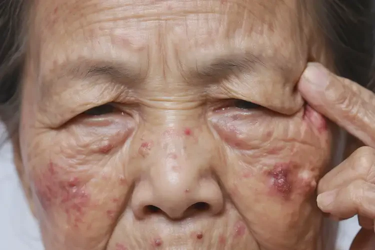 老人面部經(jīng)常起濕疹不管它會(huì)自己好嗎(圖4)