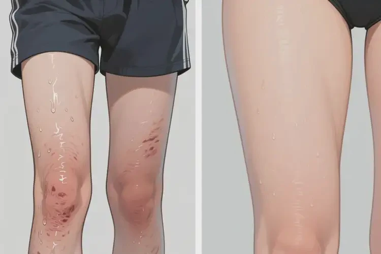 青少年大腿上容易起濕疹不管它會自己自愈嗎(圖3)