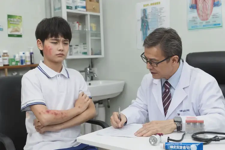 中學(xué)生四肢偶爾長(zhǎng)濕疹不管它會(huì)自己痊愈嗎(圖3)