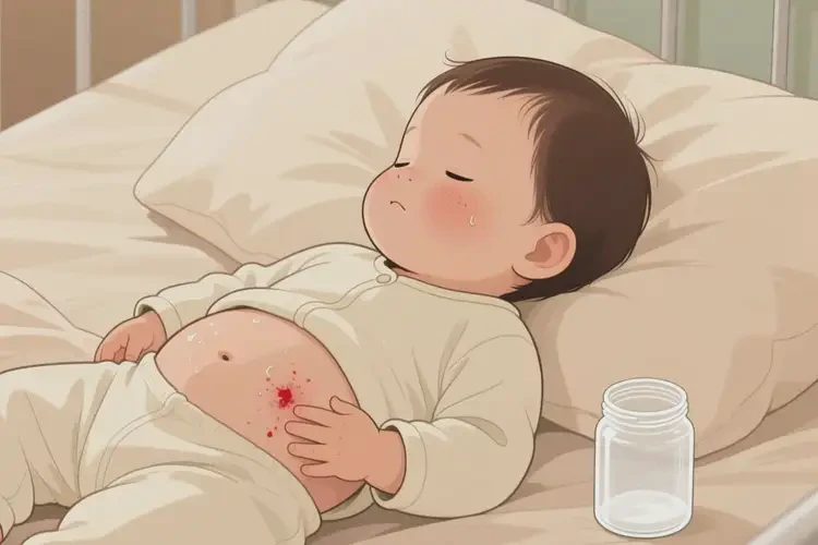 孩子肚子起濕疹不管它會自己好嗎(圖4)