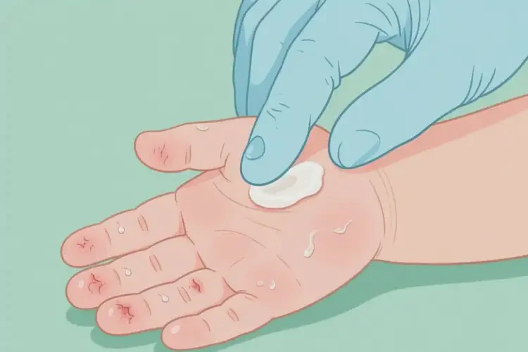 嬰兒手上出濕疹能夠徹底治愈嗎(圖2)