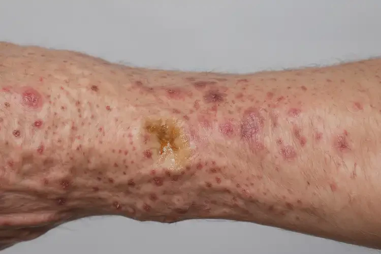 青年人大腿起濕疹不管它會自己自愈嗎(圖2)