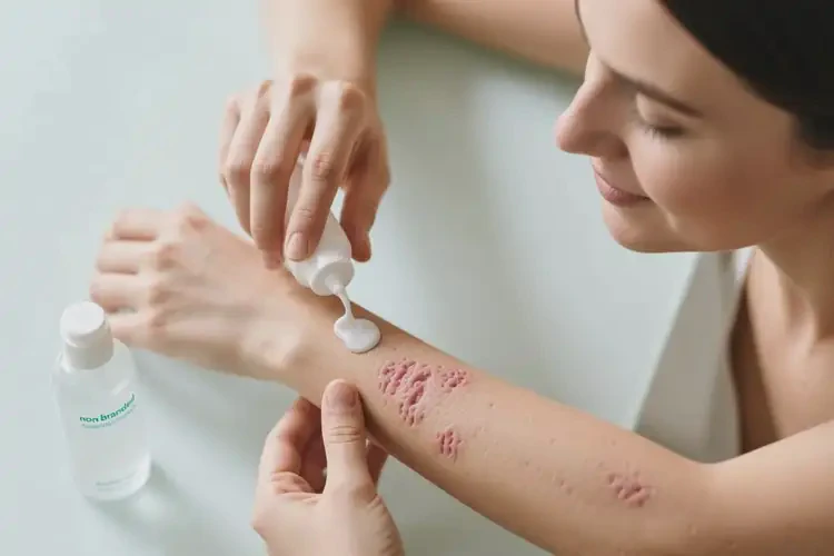 女性身上出現(xiàn)濕疹能徹底自愈嗎(圖1)