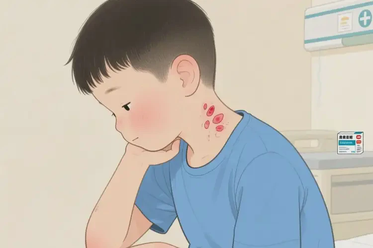 小學生脖子上偶爾起濕疹不管它會自己痊愈嗎(圖4)