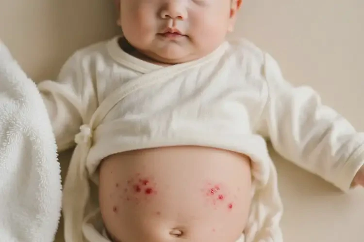 寶寶肚子上經(jīng)常長濕疹不管它會自己自愈嗎(圖4)