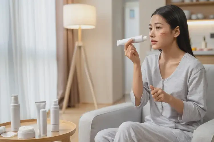 女生臉上出現(xiàn)濕疹能夠徹底治愈嗎(圖1)