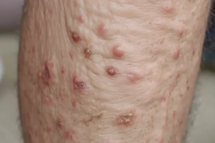 老年人小腿長濕疹不管它會自己好嗎(圖4)