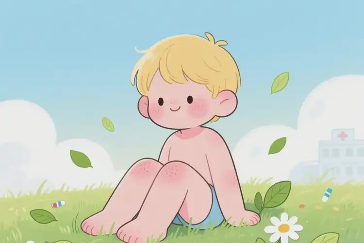 少兒大腿上出濕疹能徹底自愈嗎(圖4)