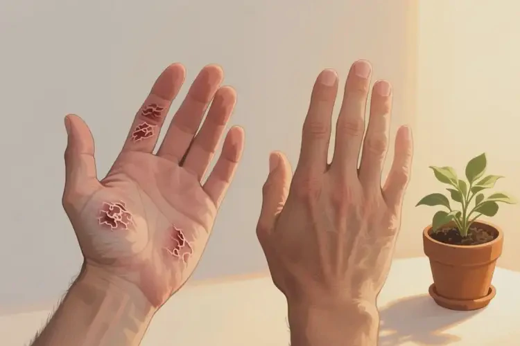 男生手上有濕疹可不可以徹底自愈(圖2)