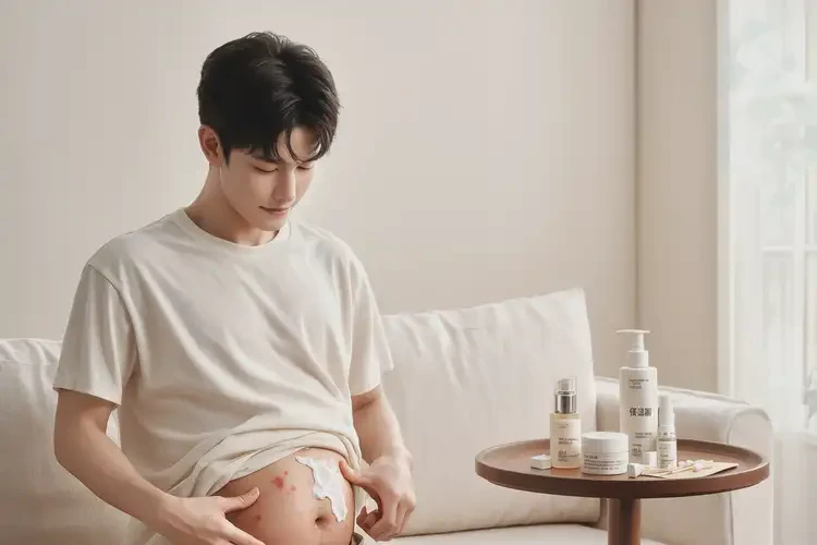 男性肚子偶爾起濕疹能夠徹底治愈嗎(圖2)