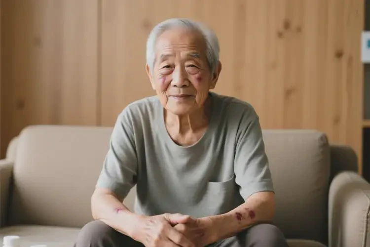 高齡老人面部起濕疹能徹底自愈嗎(圖1)