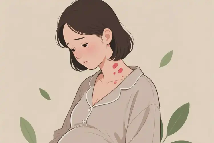 产妇脖子出现湿疹不管它会自己自愈吗(图4)