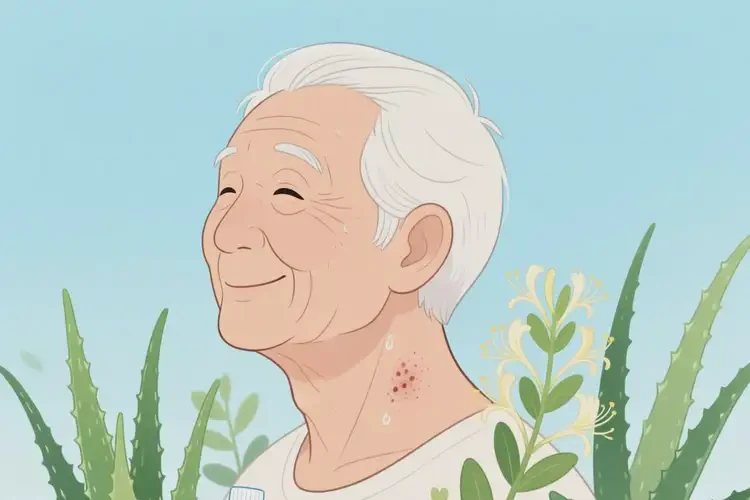 老年人脖子出現(xiàn)濕疹不管它會(huì)自己自愈嗎(圖4)