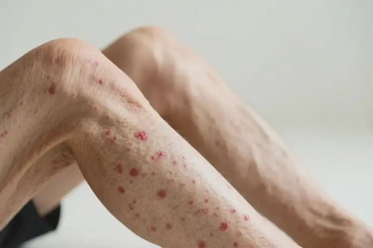 老年人大腿上起濕疹不管它會自己自愈嗎(圖3)