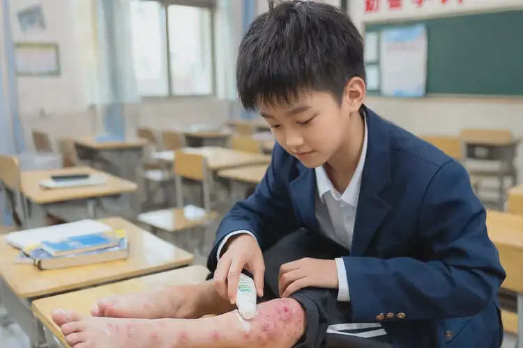 中學(xué)生小腿有濕疹不管它會(huì)自己自愈嗎(圖2)