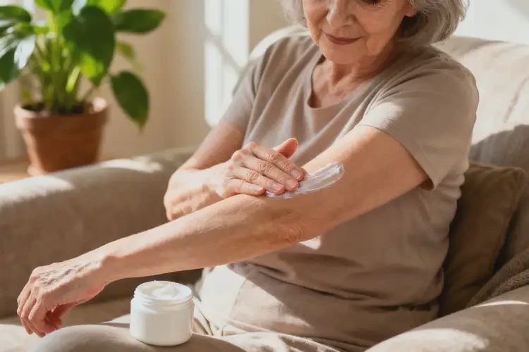 老人身上容易長濕疹能徹底自愈嗎(圖1)