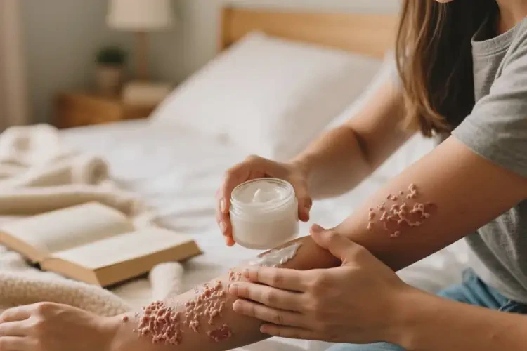 大學(xué)生手臂出濕疹能不能徹底自愈(圖1)