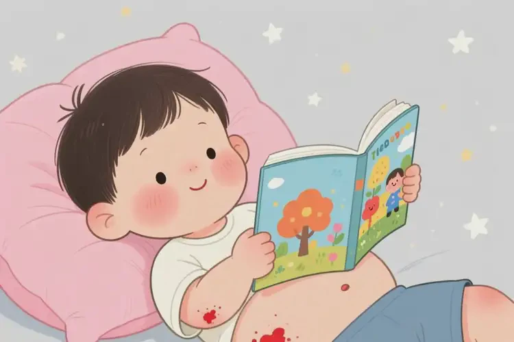 幼兒肚子上容易長(zhǎng)濕疹不管它會(huì)自己好嗎(圖1)