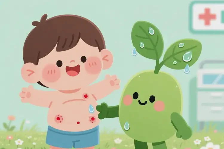 孩子肚子长湿疹可以彻底自愈吗(图1)