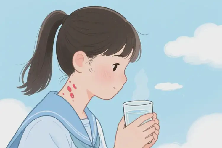 大學生脖子容易長濕疹能徹底自愈嗎(圖2)